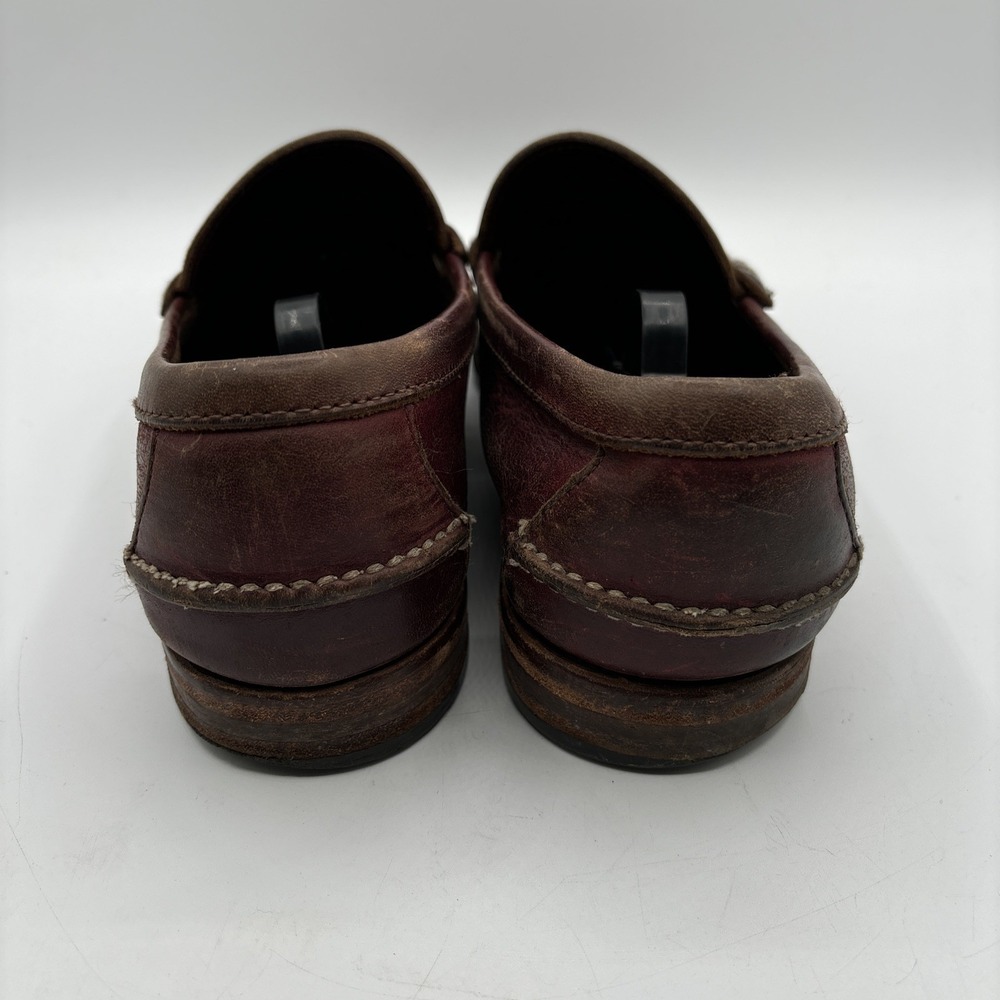 Rancourt & Co Penny Loafer Men's 10.5 D Leather Red Brown Made in USA READ - Picture 6 of 16